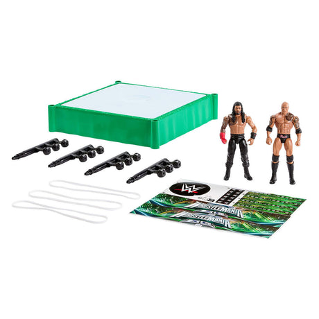 Mattel WWE-Kampfring mit 2 Spielfiguren