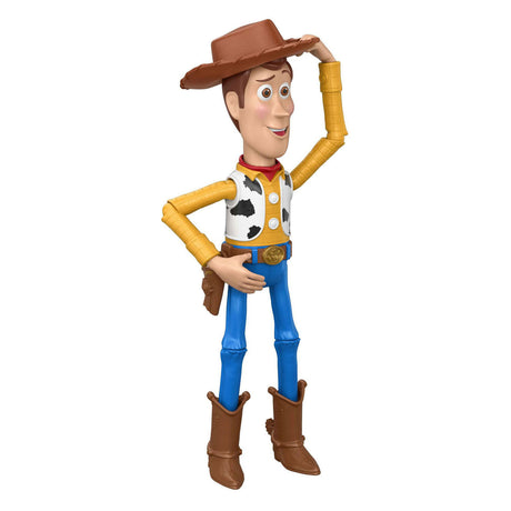 Mattel Disney und Pixar Toy Story 5 große Howdy Partner Woody Figur von 30 cm – bewegliches Spielzeug – kippbarer Hut