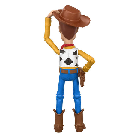Mattel Disney und Pixar Toy Story 5 große Howdy Partner Woody Figur von 30 cm – bewegliches Spielzeug – kippbarer Hut