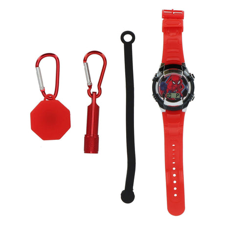 Spiderman-Uhren-Geschenkset - 4-tlg.