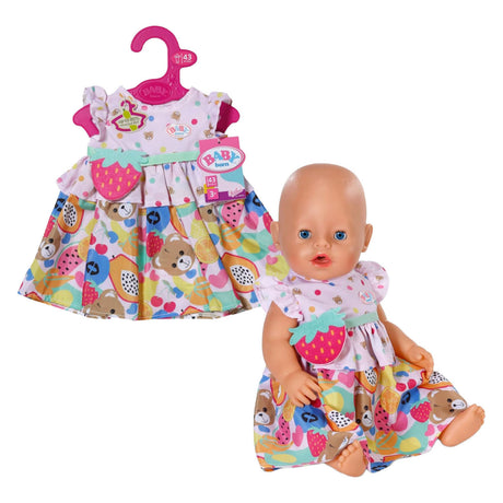 Baby born jurk fruit 43cm