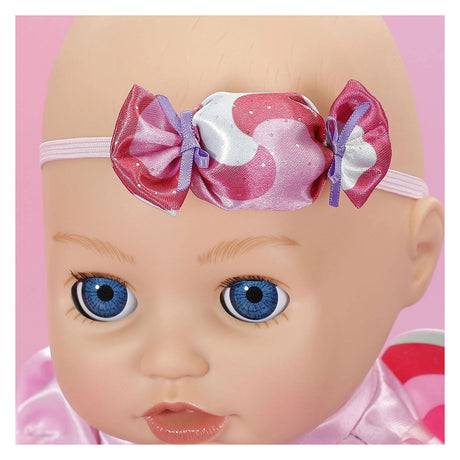 Baby born poppenoutfit kleurrijk snoepjurk 43cm poppenkleding. m