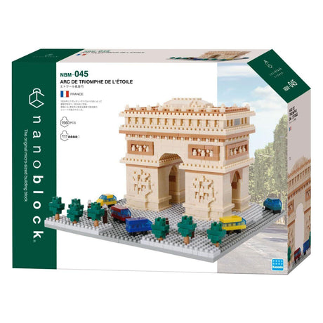 Bandai Nanoblock Baukasten Arc de Triomphe Deluxe – 1560 Teile.