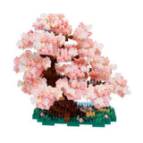 Bandai Nanoblock-Baukasten Luxus-Kirschblütenbaum – 990-tlg.