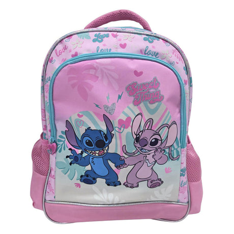 Disney stitch love rugzak 3 compartimenten met zijvakken