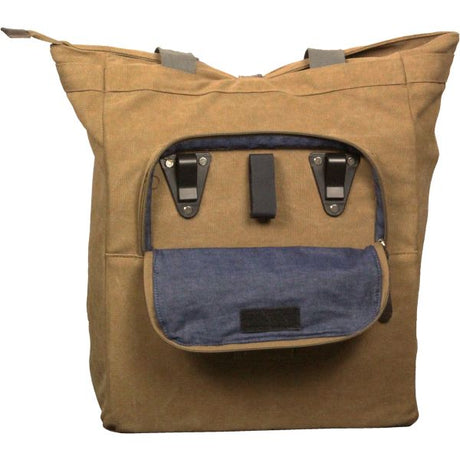 Greenlands Fahrradtasche Canvas Shopper 20 Liter 42 x 34 x 14 cm – Kamelbraun