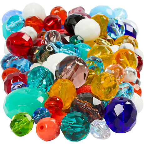 Kreativunternehmen https: www.cchobby.nl facet-glass-beads-size-3-15-mm-hole-size-0-5-1-5-mm-ca. 450-piece-various-colors-400-gr-1-box
