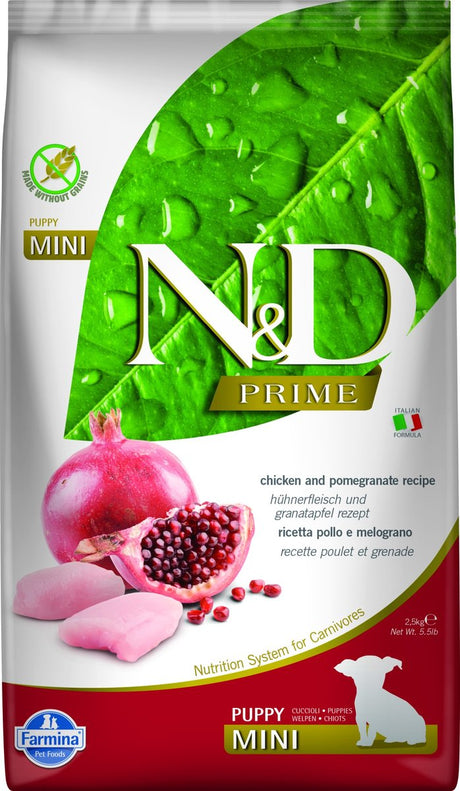 Farmina n d Prime Puppy Mini – Huhn und Granatapfel – 2,5 kg