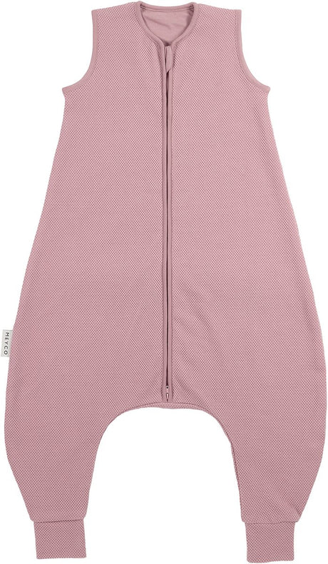Meyco baby studio collection classic slaapoverall jumper - purple pink - 104cm - 1.0 tog
