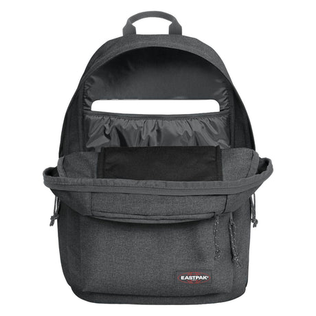 Eastpak padded double rugzak met laptopvak - black denim