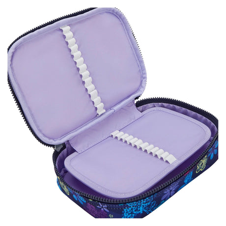 Kipling 100 pens etui dark flower stamp