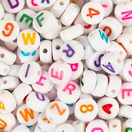 Kreativunternehmen https: www.cchobby.nl letterbeads-size-7-mm-holesize-1-2-mm-ca. 200-piece-white-25-gr-1-box-699070