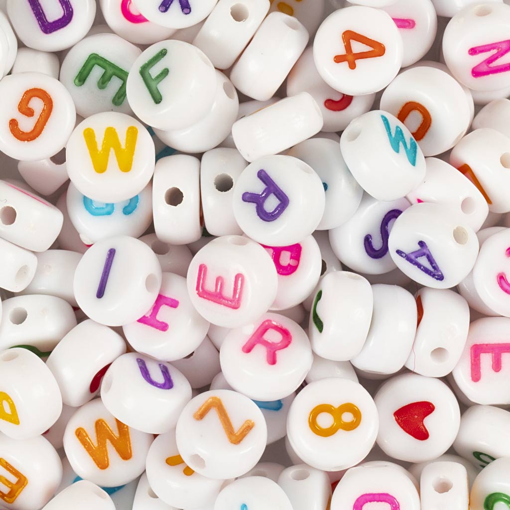 Kreativunternehmen https: www.cchobby.nl letterbeads-size-7-mm-holesize-1-2-mm-ca. 200-piece-white-25-gr-1-box-699070