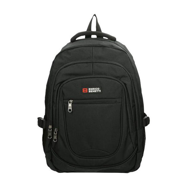 Enrico Benetti Rucksack Hamburg schwarz – Laptop 17 Zoll