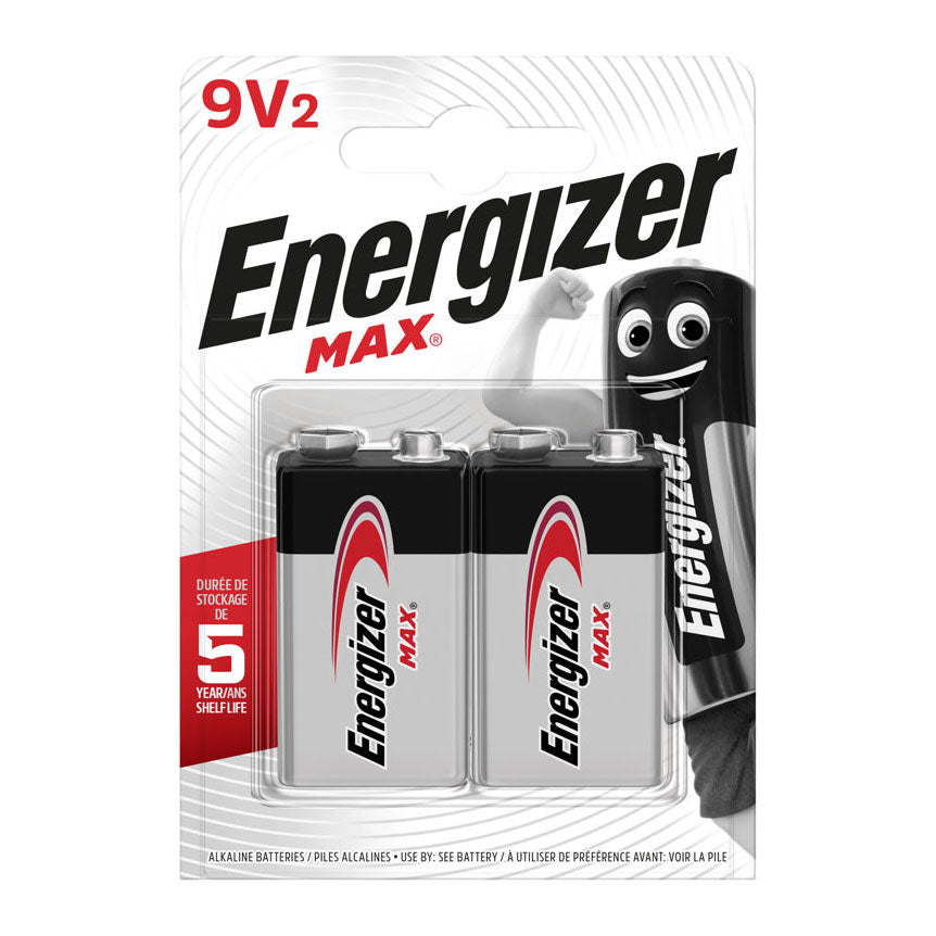 Energizer max 9V Alkalibatterien 2 Stk.