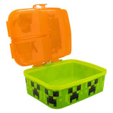 Minecraft lunchbox met 4 compartimenten