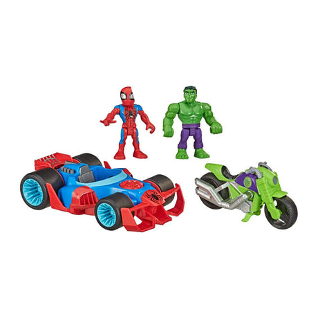 Hasbro super hero adventures action racers - 2 race auto's