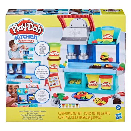 Play-Doh Kitchen Creations Chefs Busy Restaurant – 5 Tontöpfe