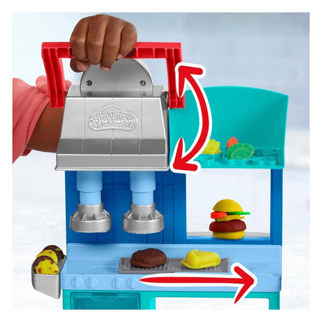 Playdoh Restaurant mit vielbeschäftigten Köchen