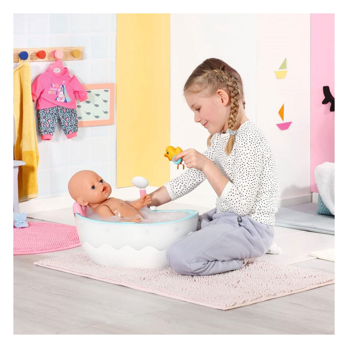 Zapf Creation Baby Born Badewanne mit Licht und Sound
