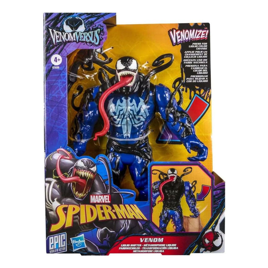 Hasbro marvel spiderman venomversus liquid shifter actiefiguur