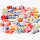 Creativ Company Pastellmischung, Größe 9-12 mm, Lochgröße 1,2 mm, ca. 380 Stück, 110 g, 175 ml 1 Karton