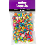 Creativ Company Perlen Regenbogen Multi Mix, 50 Stk.