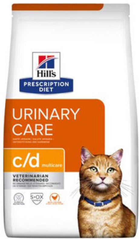 Hill's Prescription Diet C D Multicare Urinary Care – Katzenfutter – Huhn – 8 kg – Unterstützung der Harnwege – Diätfutter für erwachsene Katzen