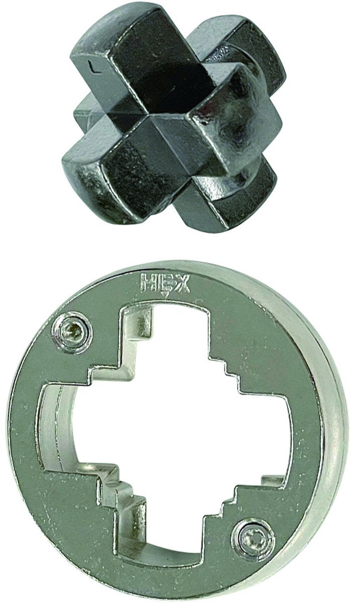 Eureka iq-puzzel - hex - metaal - niveau 3