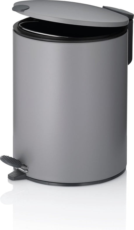 Kela Tretabfalleimer, 5 l, hellgrau - | matt
