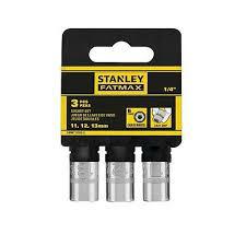 Stanley socket set 1 4 vetmax 11, 12, 13mm