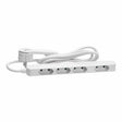 Orno platte uitbreiding 4x stopcontacten 1,4m platte plugin