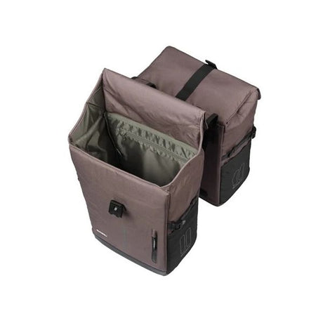 Basil Doppelte Fahrradtasche Move Mik 30 Liter 16 x 27 x 38 cm – braun