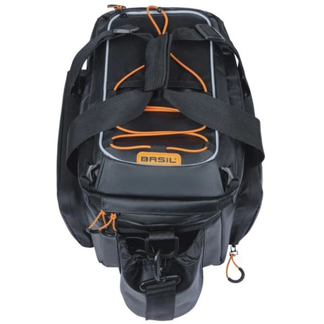 Basil gepackte Tasche Miles XL Pro Kofferraumtasche Miles XL Pro Mik 2.0 Schwarz Orange