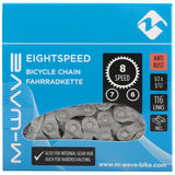 Messinggelagerte M-Wellenkette 1 2x3 32 - 116 8V. kmc Rostschutz