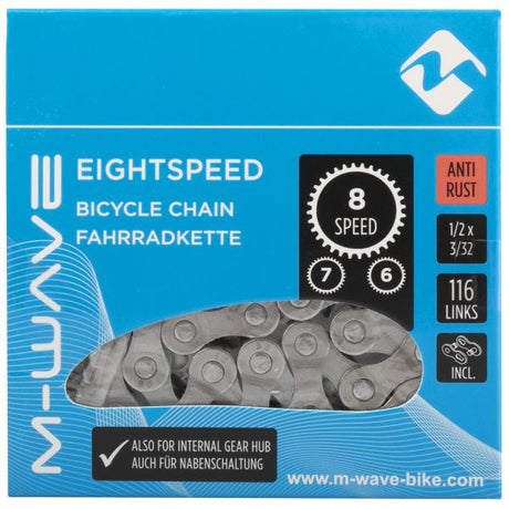Messinggelagerte M-Wellenkette 1 2x3 32 - 116 8V. kmc Rostschutz