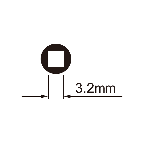 ICetoolz Spaak Nippelschlüssel 12b3 für 3,2 mm (quadratische) Nippel