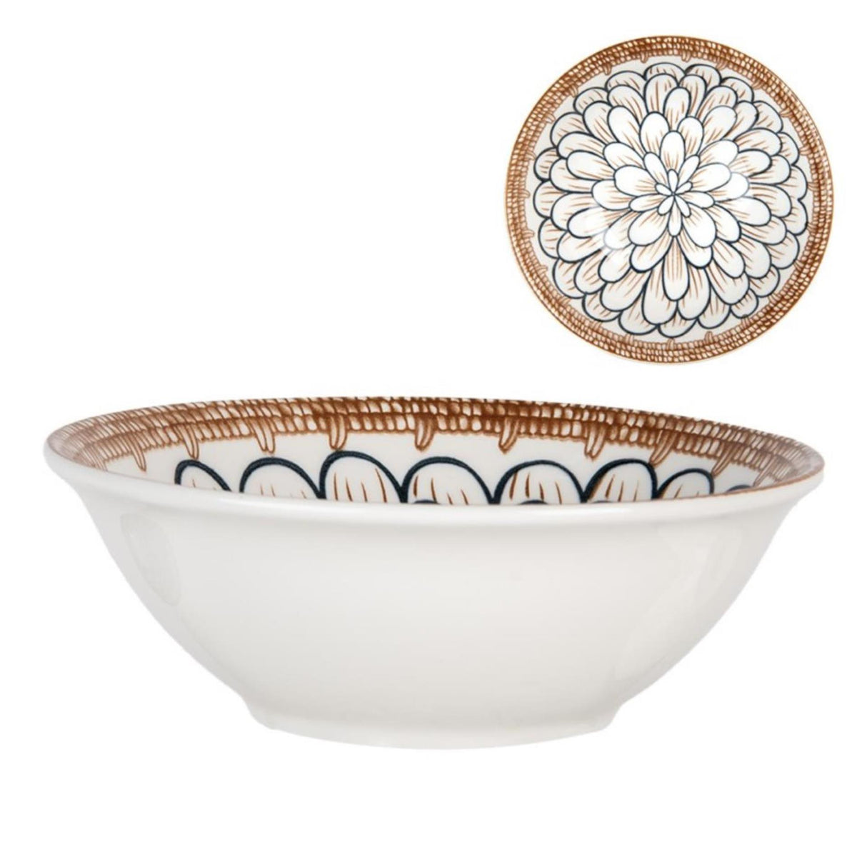 Clayre Eef Bowl, 8er-Packung, 350 ml, ø16 cm