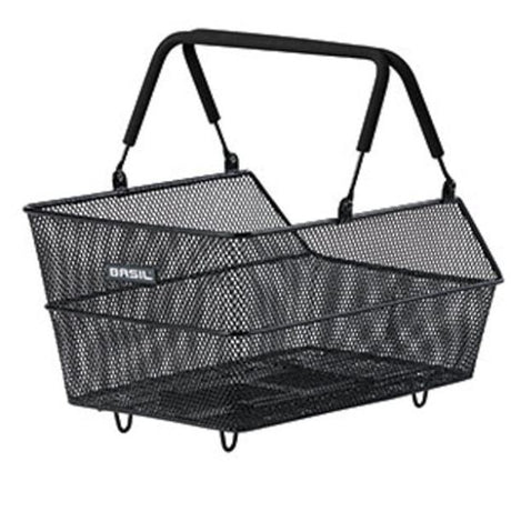 Basil Fahrradkorb Cento S mit Mikrofonaufsatz 7 Liter 31 x 21 x 11 cm – Schwarz
