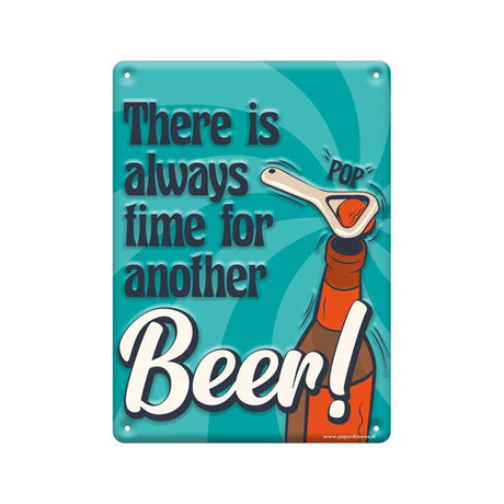 Paperdreams Metall-Texttafel 22x16,5cm – es ist immer Zeit