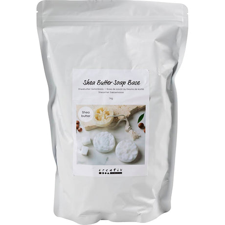Creativ Company Seifenbasis mit Sheabutter, Granulat, 1000 g 1 Box