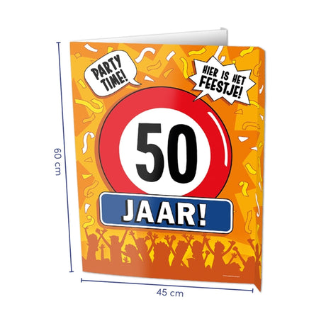 Fensterschilder von Paperdreams – 50 Jahre 60 x 45 cm