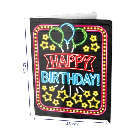 Fensterschilder von Paperdreams – Happy Birthday, 60 x 45 cm