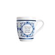 Paperdreams delfts blauwe mok - werk boeit - keramiek 440ml