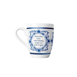 Paperdreams Delfter Blauer Becher – Chef im Haus – Keramik 440 ml
