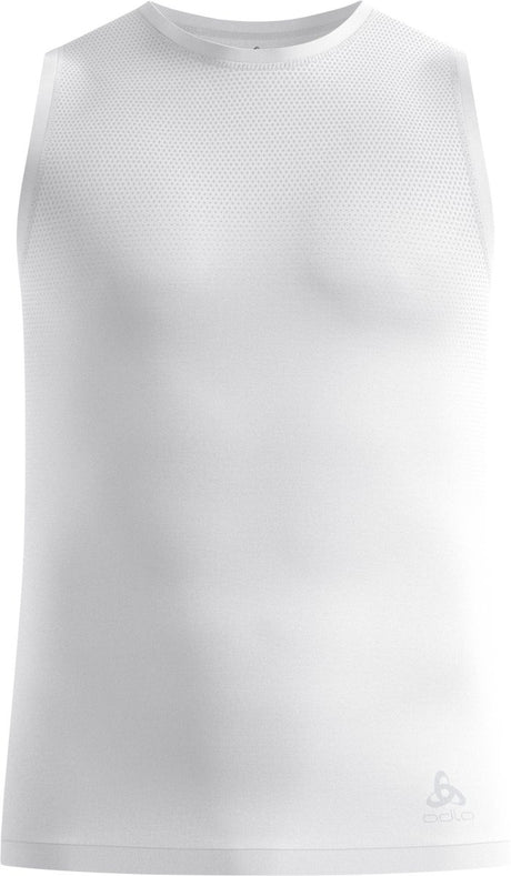 Odlo Performance X-Light Base Layer Singlet mit Rundhalsausschnitt – Herren – Weiß – M