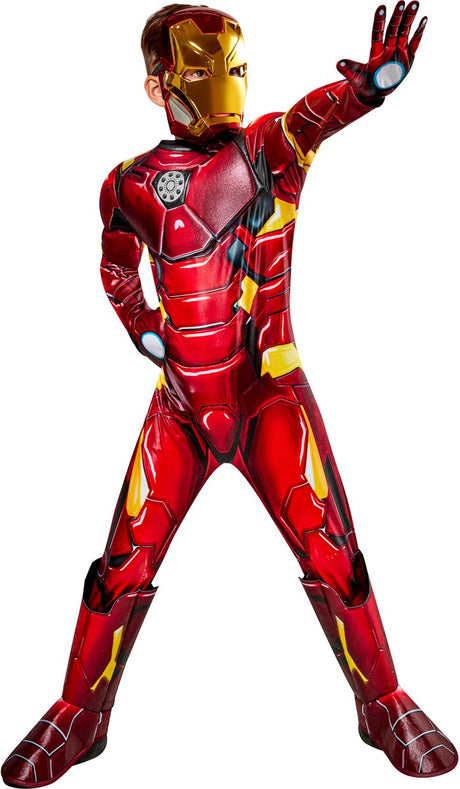 Rubine – Iron Man Premium Kinder (Größe xs)