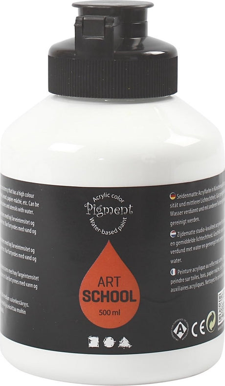 Https: www.cchobby.nl acrylic-paint-semi-gloss-opaque-white-500-ml-1-bottle