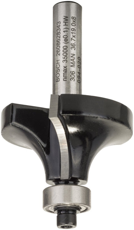 Bosch - Rundprofilfräser 8 mm, r1 12 mm, l 19 mm, g 60 mm