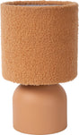 Lucide Woolly - Tischlampe - ø 16 cm - 1xe14 - Ockergelb - Japandi